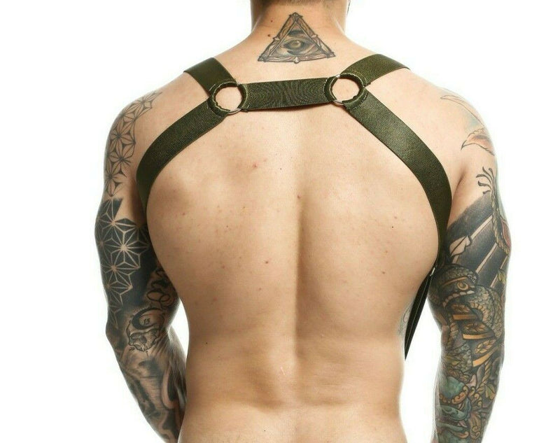 MOB DNGEON Straight Back Adjustable Harness O/S DMBL06 Army4