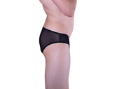 MOB Erotic Mens Wear Super Sexy Mens Underwear Side Way Mesh Black MBL33 34
