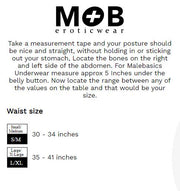 MOB Thongs Malebasics Open Lace Thong Hot Pink MBL495