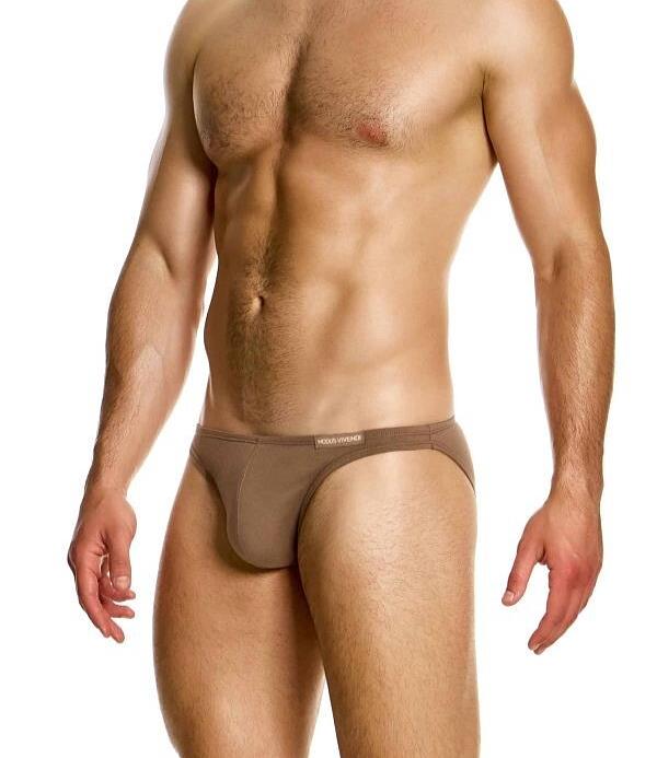 MODUS VIVENDI Antibacterial Low - Cut Brief Contoured Pouch Dark - Skin 15611 1922