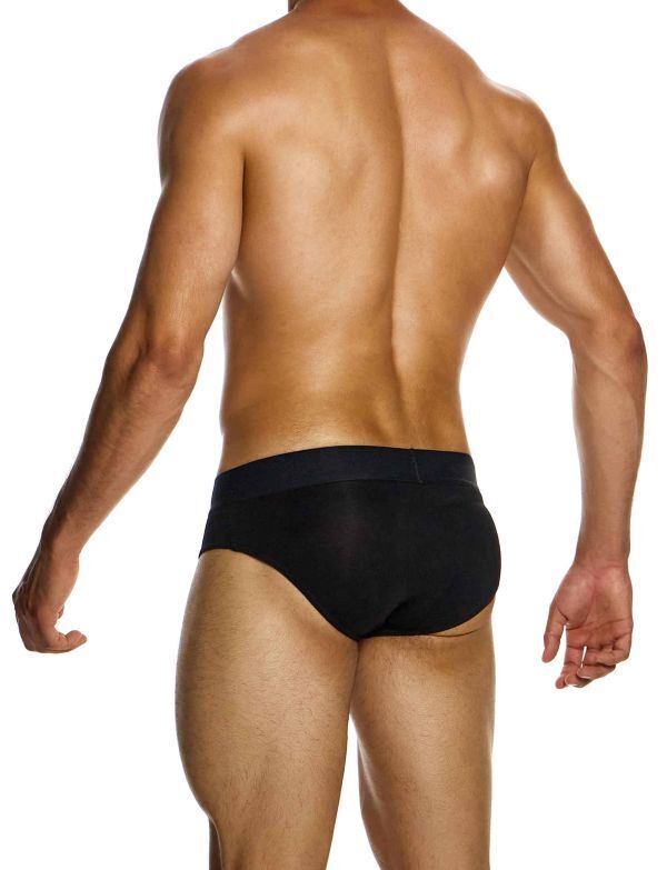 Modus Vivendi Bamboo Classic Briefs Eco - Jacquard Brief in Black 13415 1843