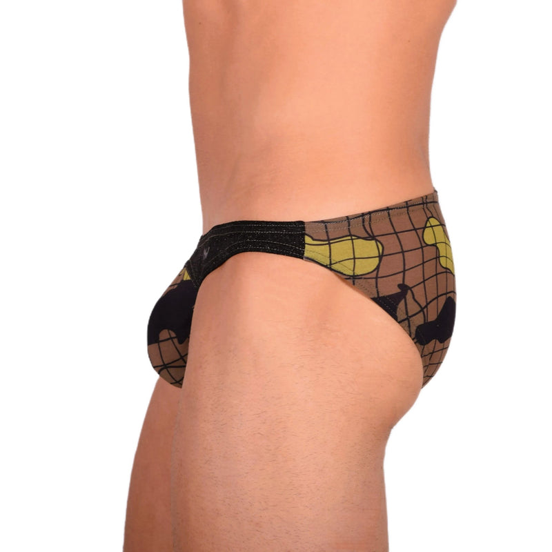 Modus Vivendi Brief Trapped Camo Low - Cut Briefs khaki 11013 51