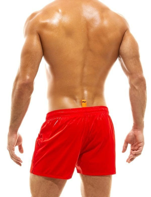 Modus Vivendi Camo Swim Shorts Full - Lining Swimwear Metallic Red GS2132 772