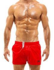 Modus Vivendi Camo Swim Shorts Full - Lining Swimwear Metallic Red GS2132 773