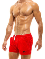 Modus Vivendi Camo Swim Shorts Full - Lining Swimwear Metallic Red GS2132 774