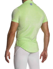 Modus Vivendi Delusion Muscle Fit Shirt Elastic Knitted Lurex Yarns Neon 025413