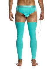 MODUS VIVENDI Garters Belt Brief Combo Reversible Organic Cotton Neon 04581 B985