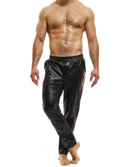 Modus Vivendi Leather Pants Carrot Fit Joggers Faux - Look Black 20563 B794