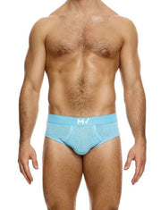 Modus Vivendi Plain Knit Classic Brief Stretch Knitted Fabric Blue 09413 B904