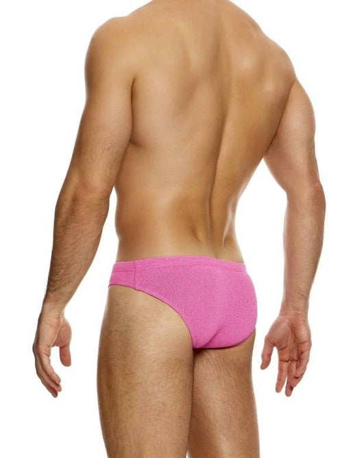 Modus Vivendi Plain Knitted Briefs in Pink 09412 B902