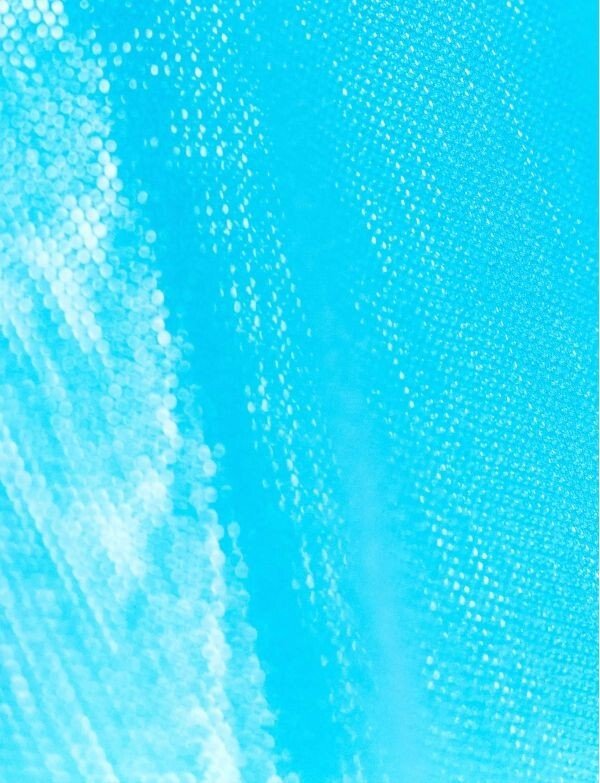 Modus Vivendi Retro Jockstrap Semitransparent Fishnet Cotton Turquoise 05512 1934