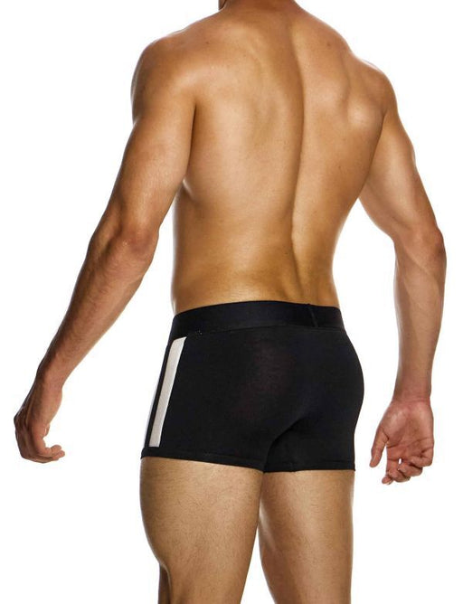 Modus Vivendi Sporty Boxer Classic Cut Jacquard Knitted Cotton 12423 Black/White2
