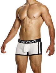 Modus Vivendi Sporty Boxer Classic Cut Jacquard Knitted Cotton 12423 Black/White1