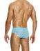 MODUS VIVENDI Striped Crochet Classic Knitted Briefs Stretch in Light Blue 074143