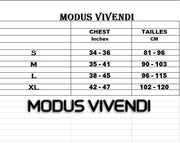 Modus Vivendi Striped Through Sleeveless Tank Top Fishnet Tight Fit BLK 01432 995