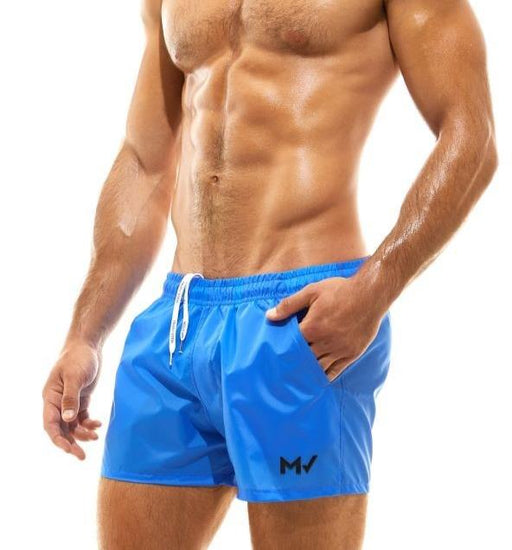 Modus Vivendi Swim Shorts Full - Lining Swimwear Chino Pockets in Blue GS2132 771