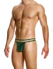 Modus Vivendi Thong Glitter Knitted Lurex Yarns Green 26311 B871