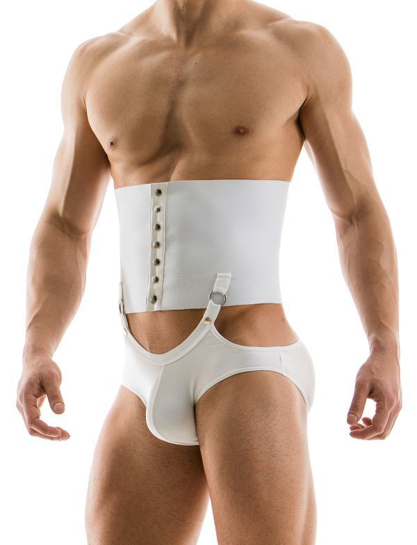 MODUS VIVENDI Transformer Briefs Cotton Extra Wide Bands White Brief 16211 B861
