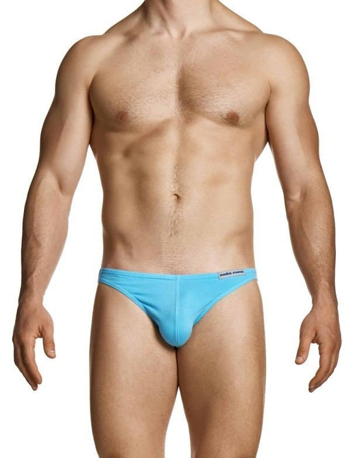 MODUS VIVENDI Upcycled Cotton Thong String - Style Knit Thongs in Blue 22411 - 1 1041