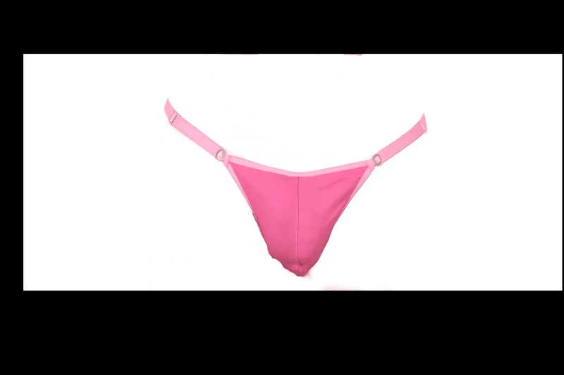 O/S SMU String Tanga Pink Ajustable 30 - 38 inch SX 1006252