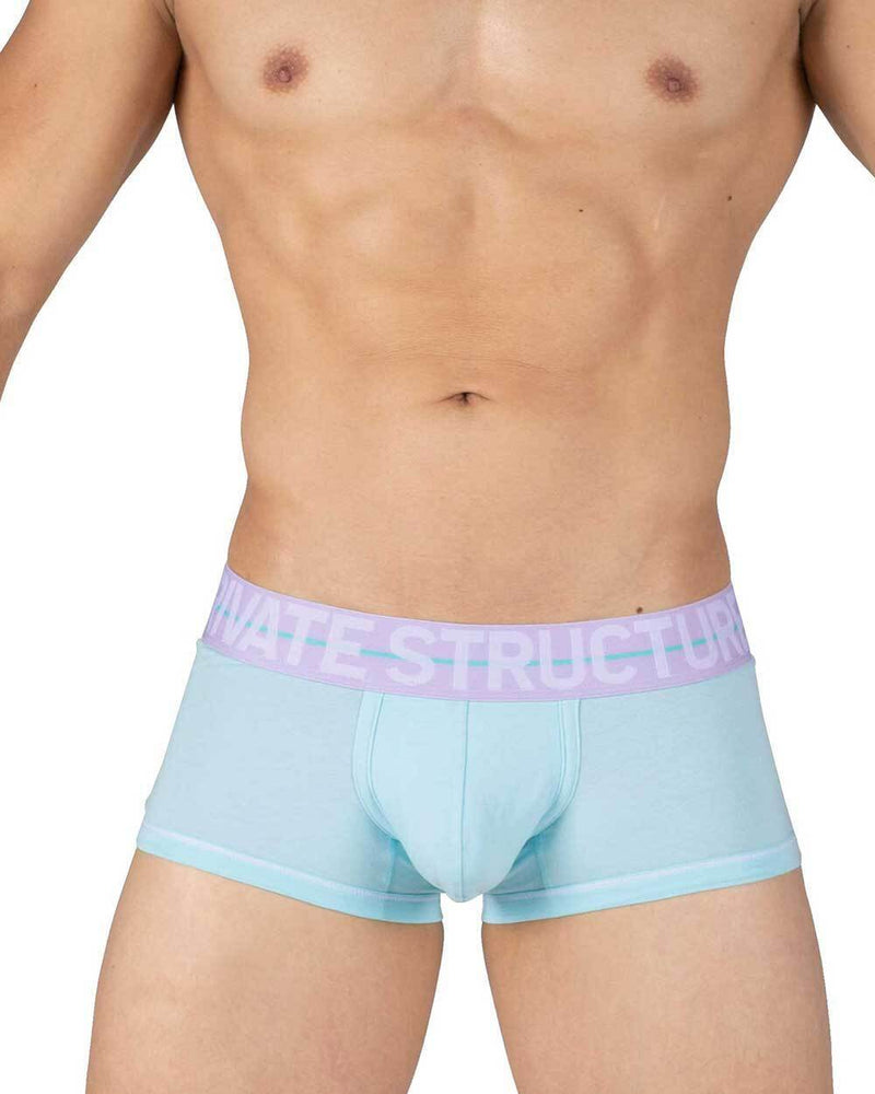 PRIVATE STRUCTURE Boxer Trunk MO-Lite Cotton Jade Green Lilac 4103