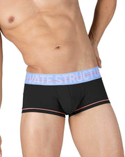 PRIVATE STRUCTURE Boxer Trunk MO - Lite Cotton Wizard Black Placid Blue 4103 1063