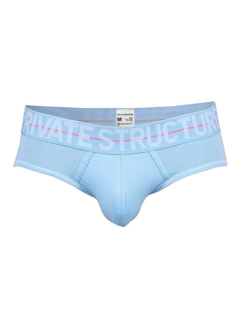 PRIVATE STRUCTURE Brief MO-Lite Cotton Mini Briefs Placid Blue 4104