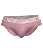 PRIVATE STRUCTURE Brief Viscose Bamboo Mini Briefs Mid - Waist Smoke Red 4378 556