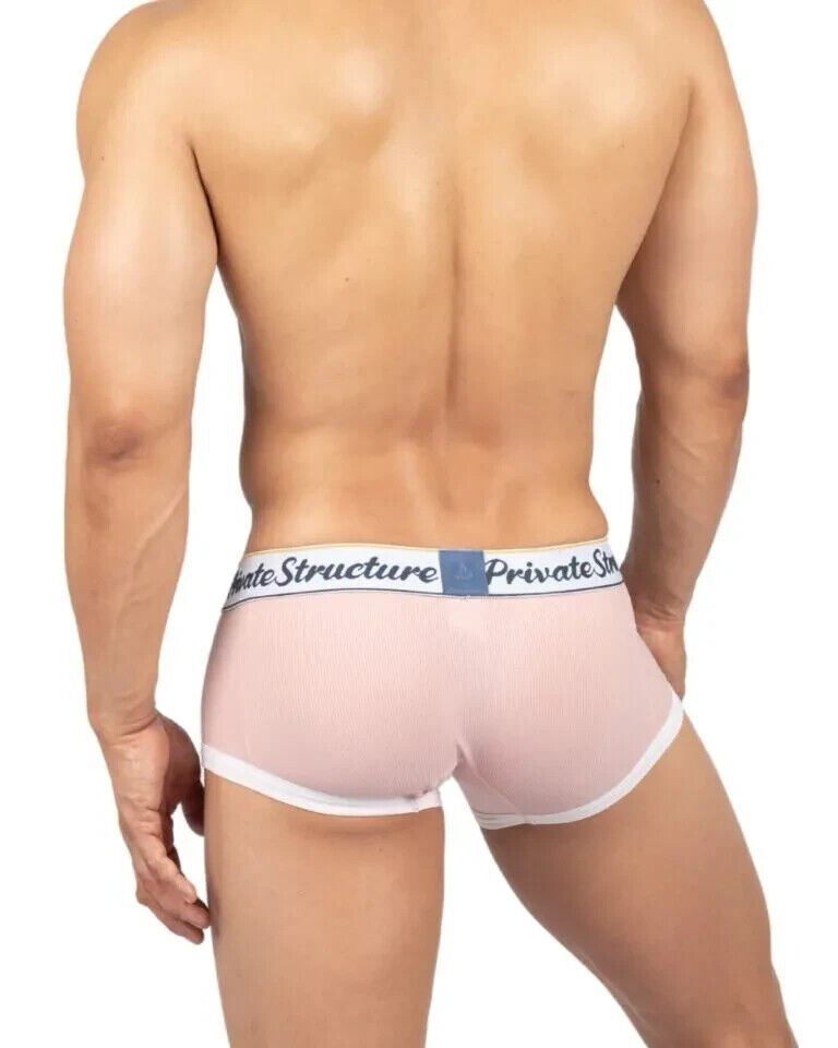 PRIVATE STRUCTURE Classic Boxer Mid - Waist Trunk in Finch Pink 4530 1133