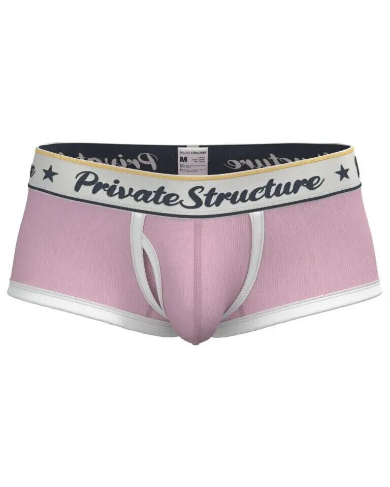 PRIVATE STRUCTURE Classic Boxer Mid - Waist Trunk in Finch Pink 4530 1136