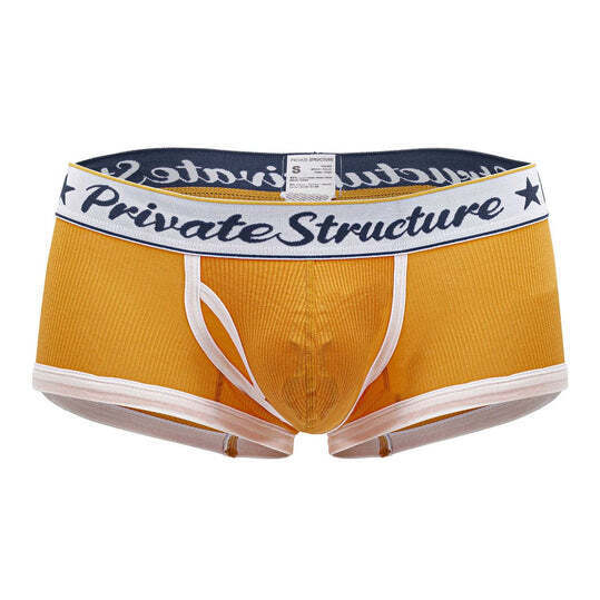 PRIVATE STRUCTURE Classic Boxer Mid - Waist Trunks Pumpkin Orange 4530 73a6