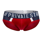 PRIVATE STRUCTURE Cotton Brief Athlete Mini Briefs Red Falcon 4388 1048