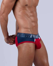 PRIVATE STRUCTURE Cotton Brief Athlete Mini Briefs Red Falcon 4388 1041