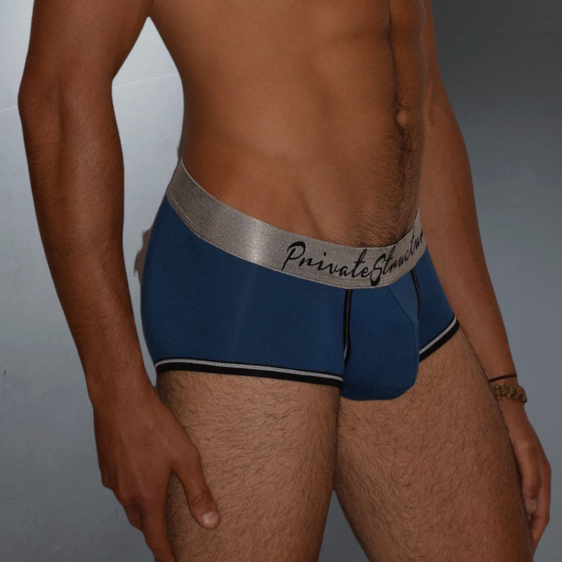 Private Structure Trunk Low-Rise Boxer Crayon Dark Blue 1881 99