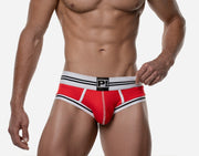 PUMP! Backless Trunk Round2 Ribbed Cotton Access Jock Red 15085 12