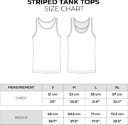 PUMP! Black Striped Tank Top Lightweight Micromesh UVPF 50+ Sun Protection 140236