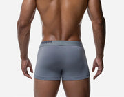 PUMP! Gray Classic Stretchy Boxer Mesh Cotton - Lined Cup Short Boxer Cut 11116 209