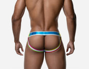PUMP! Jockstrap Spectrum Mesh Soft Cotton Lining Bold Waistband Jock 15089 176