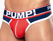 PUMP! Low - Rise Thongs Big League Brief Style G - String Mesh Thong 170121