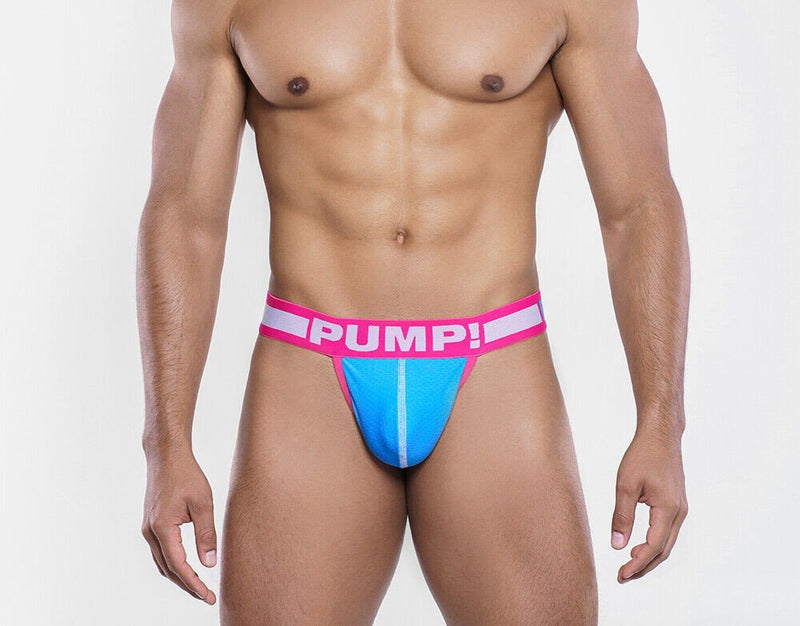 PUMP! Low - Rise Thongs Fuchsia Elastic Sugar Rush Mesh Thong 170003