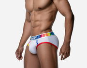 PUMP! Spectrum Briefs Lightweight Mesh Soft Double - Layer Bold Waistband 12084 173