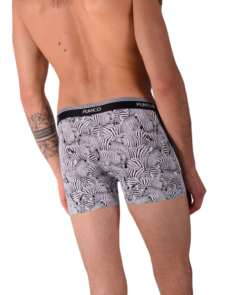 Punto Blanco Boxer Extinct Animal Boxers Recycled Fabric Zebra 33507 Tab