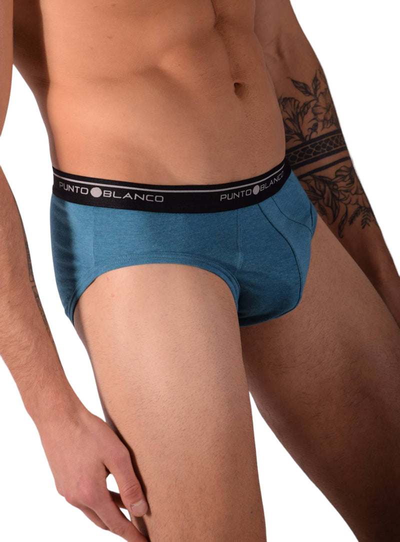Punto Blanco Small Briefs Basix 53489-10 Blue P4