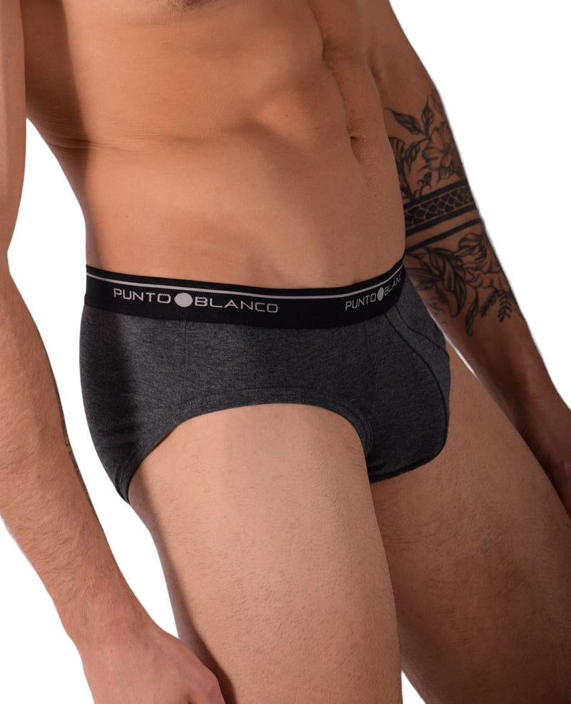 Punto Blanco Small Briefs Basix 53489 - 10 Grey P53