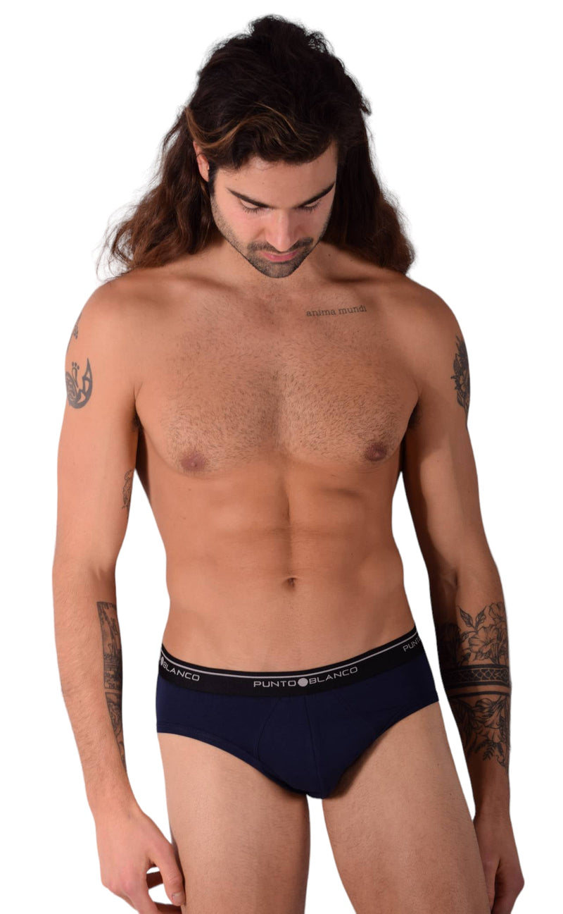 Punto Blanco Small Briefs Basix 53489-10 Navy P6