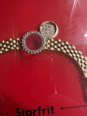 Rare GENEVE Women's Watch 21g 18K Gold 25 Pts Diamonds Wristwatches8