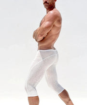RUFSKIN 3/4 Length Lounge Legging Stratus Stretch Cotton Slub Jersay Cloud 761