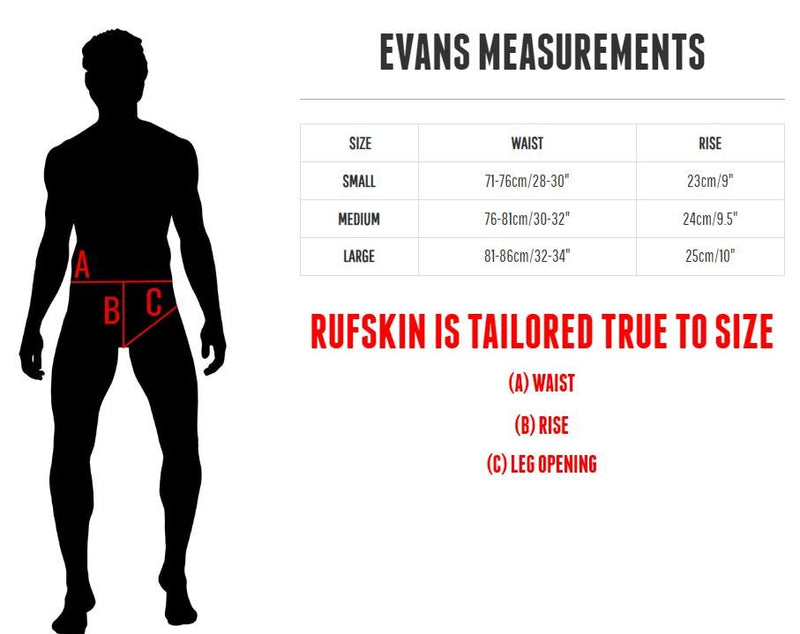 RUFSKIN Jockstrap EVANS Premium Matte Nylon Sport Jock/Thong Combo Royal Blue 124