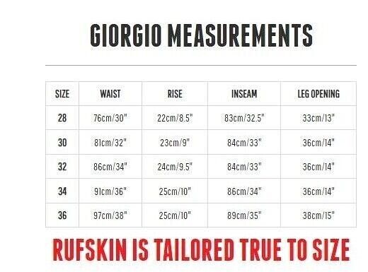 RUFSKIN Low-Rise Pants GIORGIO Premium Stretch Denim White