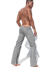 RUFSKIN Pants GANNON Stretch Cotton Denim Silver Low - Rise Jeans 55